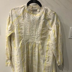 Baby doll yellow dress